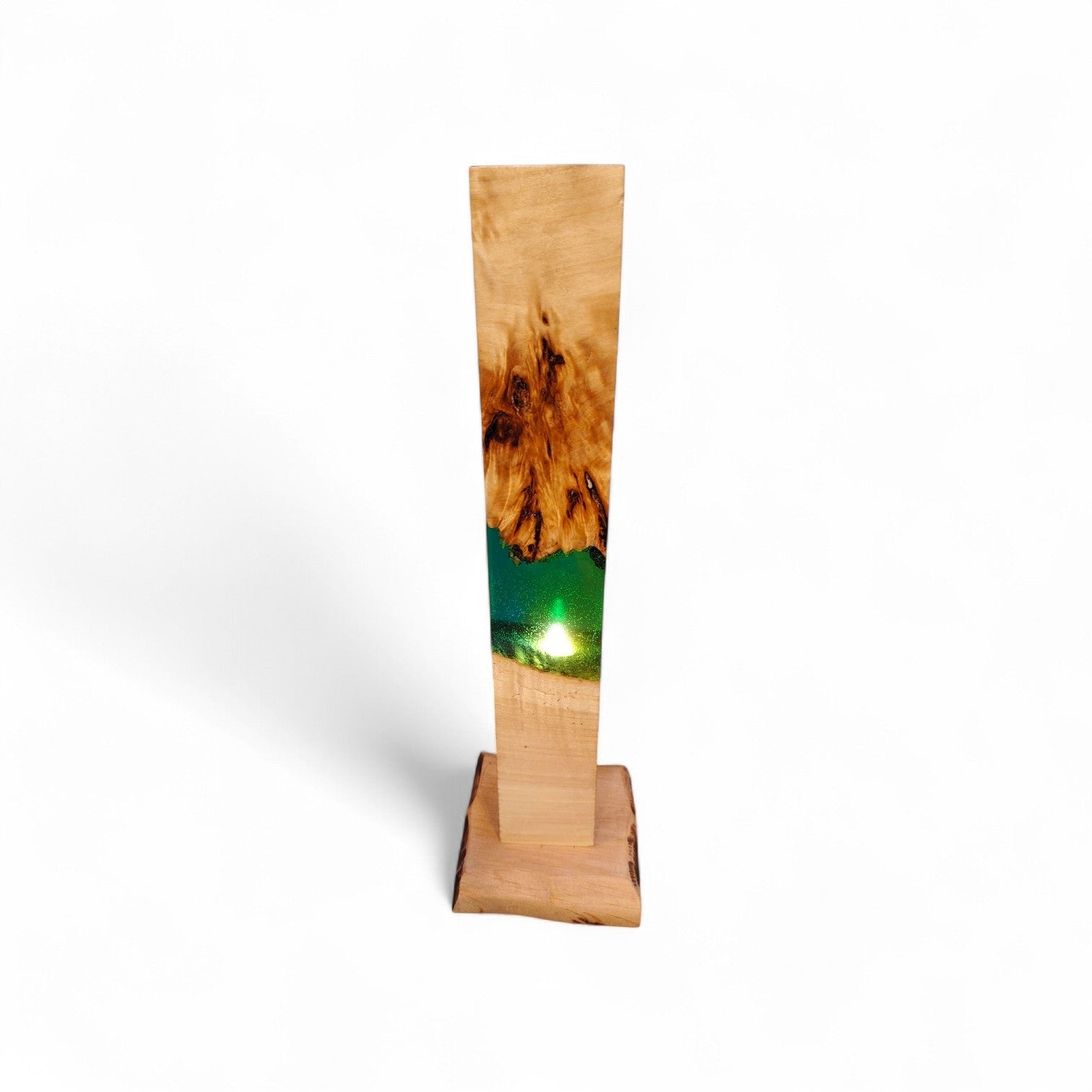 Lampada da tavolo Radica di pioppo