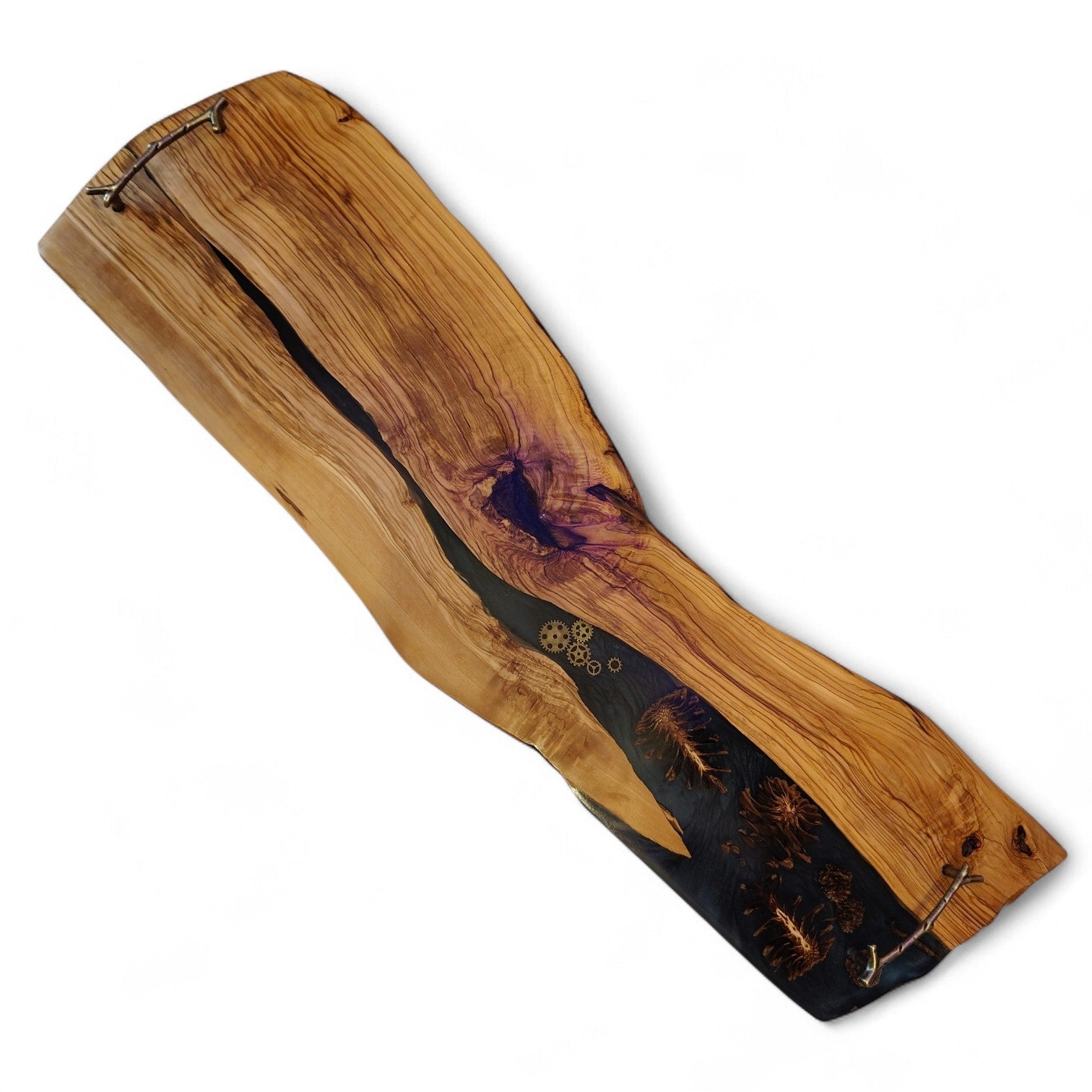 Vassoio in legno olivo