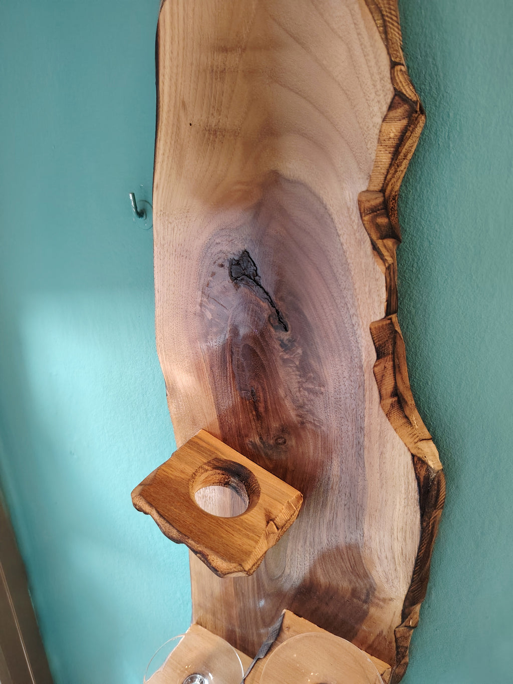 Porta Vino in noce Verticale