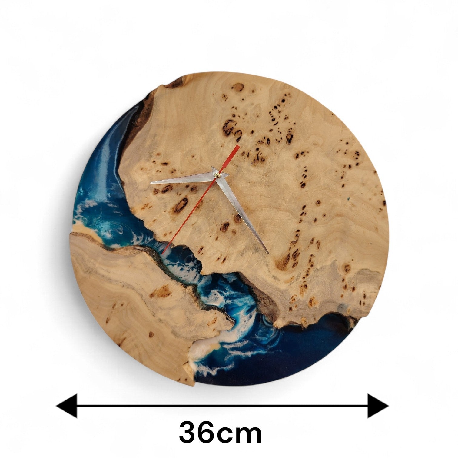Orologio pioppo radicato 36cm