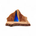 Lampada da tavolo legno olivo
